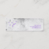 Vögel Mini Visitenkarte (Rückseite)