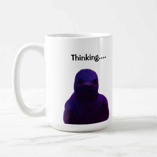 Vogel mit Attitude-Tasse Kaffeetasse (Links)