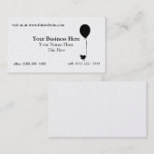 Vogel mit Balloon Visitenkarte (Vorne/Hinten)