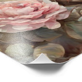 Vögel mit Blume Fotodruck (Ecke)