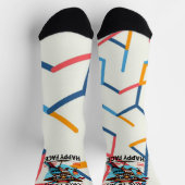 Vogel mit Drehung Socken (Oben)