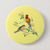 Vögel mit Fahnen, Button (Vorderseite)