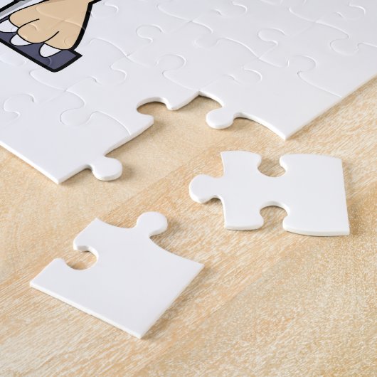 Vogel mit Fahrrad Puzzle (Seite)