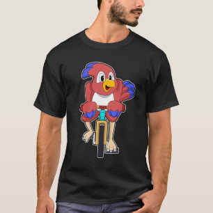 Vogel mit Fahrrad T-Shirt