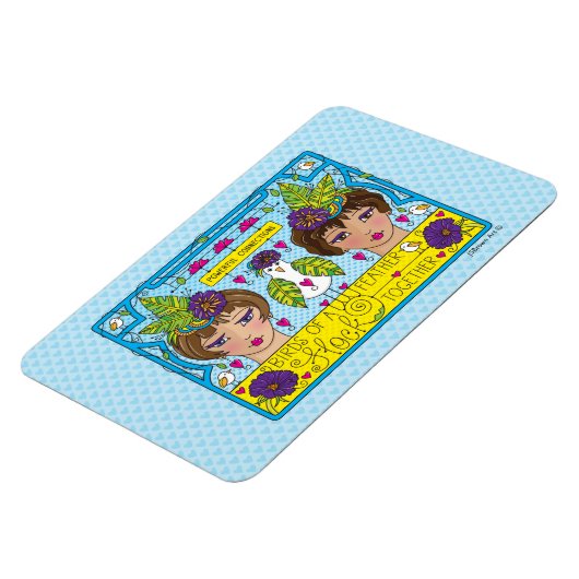 Vögel mit Feder_Flexible Magnet 6"x4" (Linke Seite)