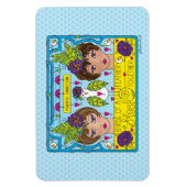 Vögel mit Feder_Flexible Magnet 6"x4" (Vertikal)