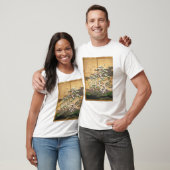 Vögel mit Herbst- und Winter-Blumen T-Shirt (Unisex)