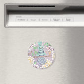 Vogel mit Herz Magnet (In Situ (Geschirrspüler))