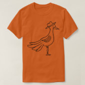 Vogel mit Hut 1 T-Shirt (Design vorne)