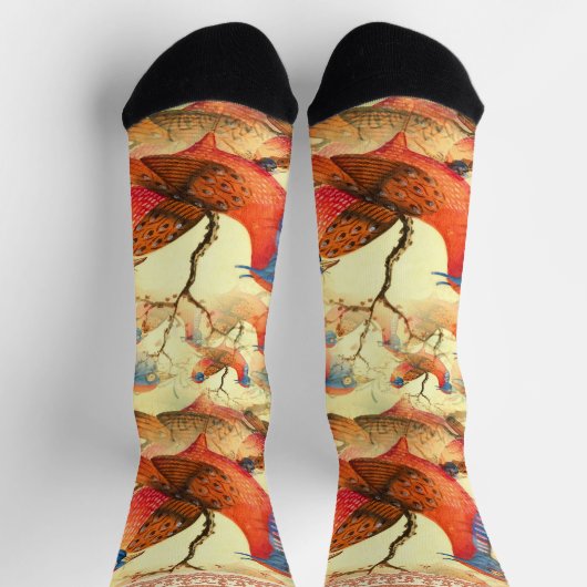 Vögel mit Imitaten Socken (Oben)