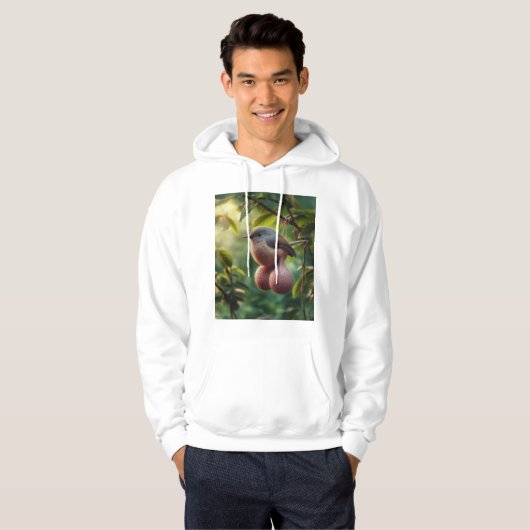 Vogel mit Kugeln Hoodie (Vorne ganz)