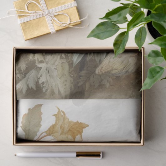 Vögel mit langen Federn Seidenpapier (Geschenk)