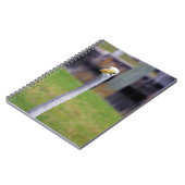 Vogel mit Long Neck Notizblock (Linke Seite)