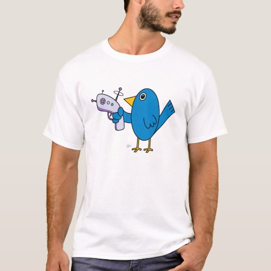 Vogel mit Raygun (Sonderausgabe) - grundlegender T T-Shirt (Vorderseite)