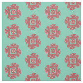 Vogel mit vier Richtungen Stoff (Muster)