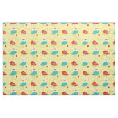 Vögel mit Weihnachtsgeschenken Stoff (Fat Quarter (45,7 x 55,9 cm))