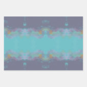 Vogel mit Wurm, Himmel mit Wolken, Packpapier Geschenkpapier Set (Vorderseite)