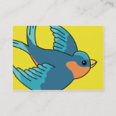 Vogel - mollig visitenkarte (Rückseite)