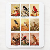 Vögel Mousepad (Vorne)