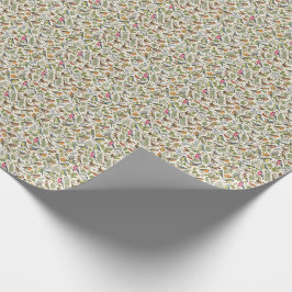 Vögel Muster Geschenkpapier