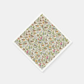 Vögel Muster Serviette (Ecke)