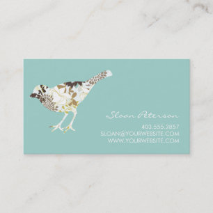 Vogel-Muster-Visitenkarte Visitenkarte