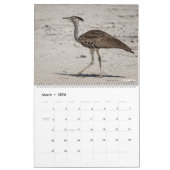 Vögel Namibias und Botsuanas Kalender (Mär 2026)