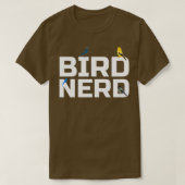 Vogel-Nerd 1 T-Shirt (Design vorne)