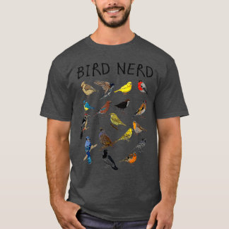 Vogel-Nerd - Geschenk für Niedliche Vogelarten T-Shirt