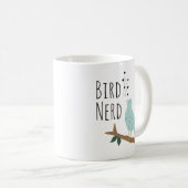 Vogel-Nerd-Kaffee-Tasse Kaffeetasse (VorderseiteRechts)