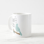 Vogel-Nerd-Kaffee-Tasse Kaffeetasse (Vorderseite Links)