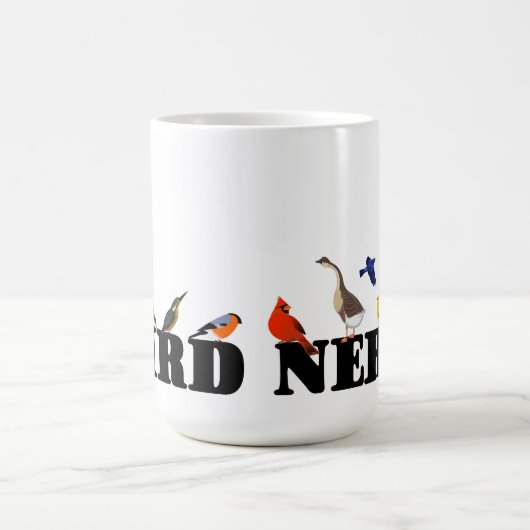 Vogel-Nerd Kaffeetasse (Mittel)
