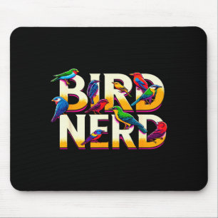 Vogel Nerd Lustig Vogelbeobachtung Vogelbeobachter Mousepad