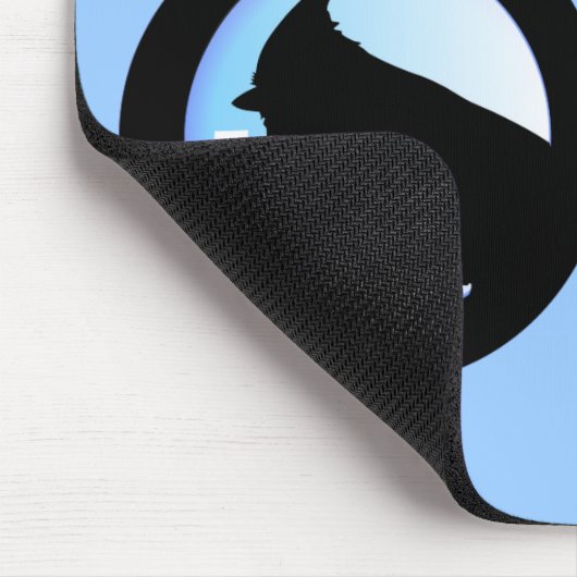 Vogel-Nerd Mousepad (Ecke)