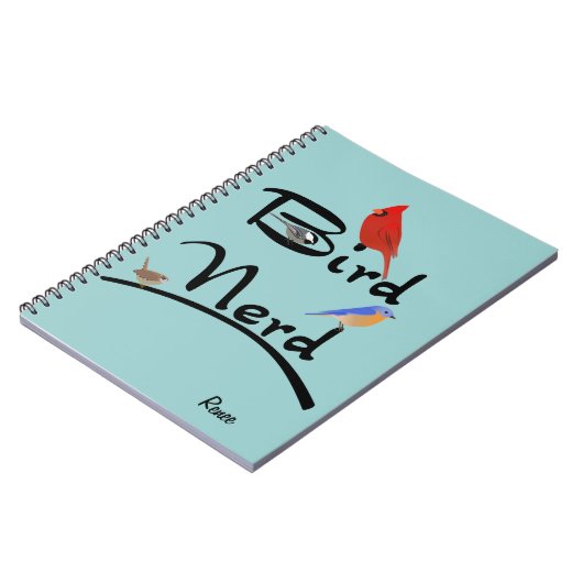 Vogel-Nerd-Notizbuch Notizblock (Linke Seite)