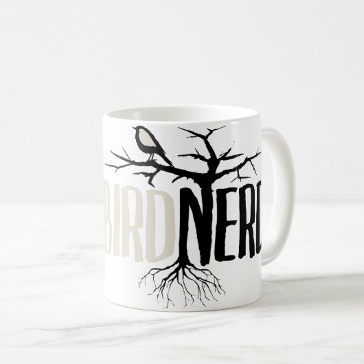 Vogel-Nerd-Tasse Kaffeetasse (VorderseiteRechts)