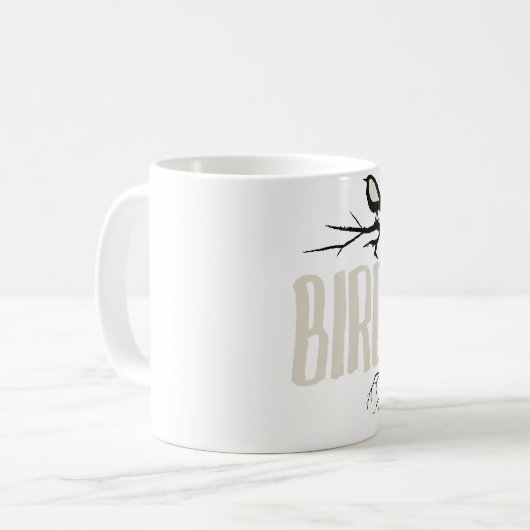 Vogel-Nerd-Tasse Kaffeetasse (Vorderseite Links)