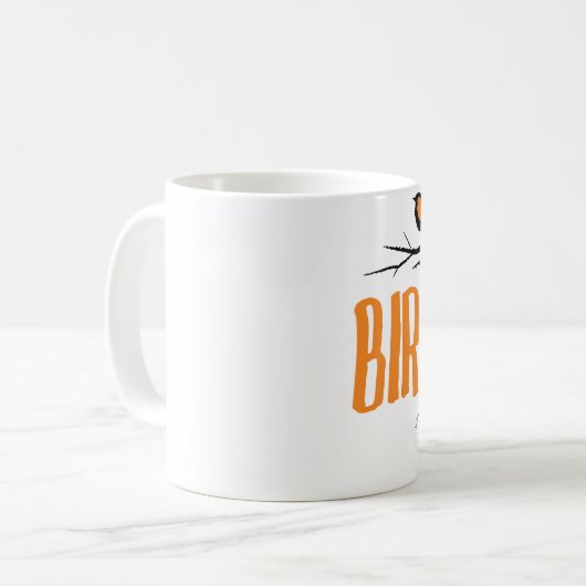 Vogel-Nerd-Tasse Kaffeetasse (Vorderseite Links)