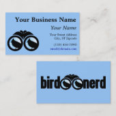 Vogel-Nerd Visitenkarte (Vorne/Hinten)