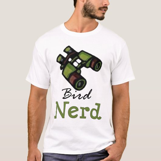 Vogel-Nerd-Vogelkunde T-Shirt (Vorderseite)