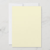 Vogel-Nest und Blüten-DoppelBabyparty Einladung (Rückseite)