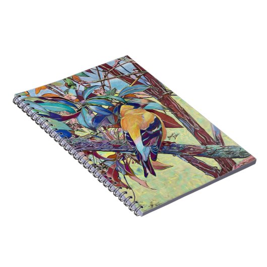 Vogel-Notebook Notizblock (Rechte Seite)