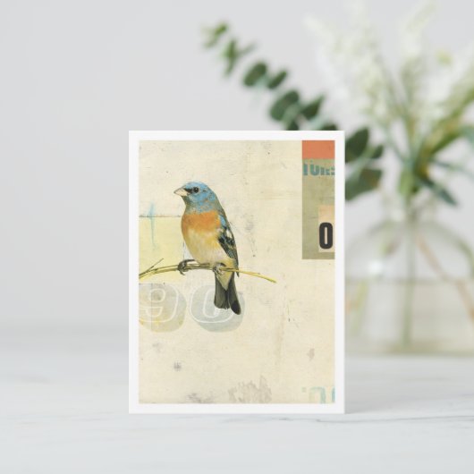 Vogel Nr. 1 Postkarte (Stehend Vorderseite)