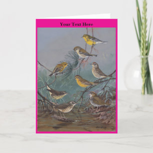 Vögel Nr. 4 Dankeskarte