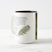 Vögel, Nuthatch, zweiseitig, Zweifarbige Tasse (Vorderseite Links)