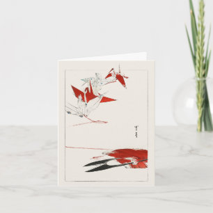 Vogel Origami - traditionell Japanisch Karte