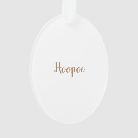 Vogel Ornament (Rückseite)