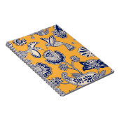 Vögel Paisley Blume Vintages Muster Notizblock (Rechte Seite)