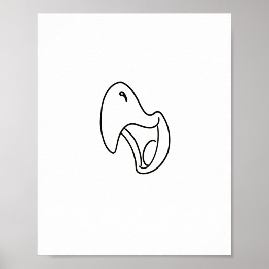 Vogel, Papagei, Kreisch-Thema Poster (Vorne)