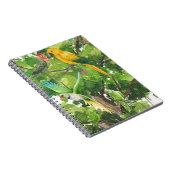 Vögel, Papageien Notizblock (Rechte Seite)